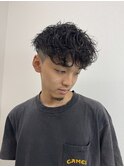 スペインカール　ツイストスパーラル　本厚木メンズカット