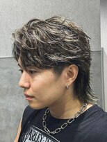 テクト バイアッシュ 吉祥寺店(Tect by Ash)&nbsp;フェザーパーマセンターパート毛流れフェザーショート吉祥寺