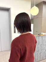 ローレンアオ(LOREN AO)&nbsp;【LOREN AO】切りっぱなしボブ/チェリーブラウン