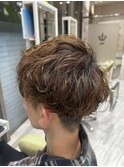マッシュベースのニュアンスパーマ