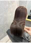 ナチュラルブラウン×髪質改善