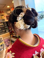 ヘア メイク ココ(hair make coco)&nbsp;ビックリボンのカチモリに可愛いがつまってます＼(^o^)／