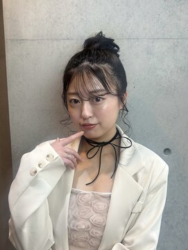 メール(Mer...) 艶バング×ゆるふわお団子