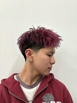 テンション(tension)&nbsp;メンズスパイキーショートダブルカラーブリーチカラー札幌大通