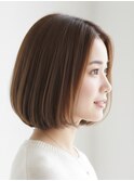 【30代40代50代】毛先ワンカールボブ