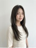 アッシュブラウン×レイヤーカット