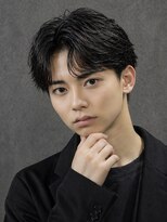 アウル 心斎橋(owl)&nbsp;ニュアンスパーマ×フェザーパーマ×センターパート×men's