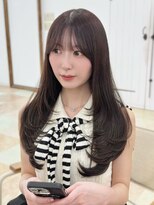 ルフェリ(Lufeli)&nbsp;【lufeli】小野裕大　レイヤーカット/ショコラブラウン/顔まわり