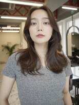 ヌヌ 渋谷 原宿 明治神宮前(nunu) レイヤーカットウルフカットボブグレージュオリーブべージュ