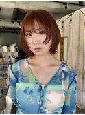 上田/レイヤーボブウルフカット顔周りレイヤーハッシュカット