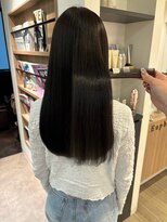 ユーフォリア 青山(Euphoria)&nbsp;【担当きょうこ】髪質改善縮毛矯正◎暗髪グレージュ赤み消し艶髪