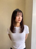 デビュー バイ アミ 北中城(debut by A.M.I) ダークパープル/ナチュラルショート/夏のヘアアレンジ/北中城