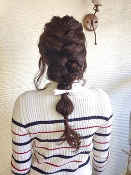 エルデ ナインズ ヘアー スタンド 川口店(elde 9's HAIR STAND) 45華やかアレンジスタイル　　川口