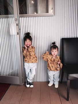 ラヴェルアンティーク(la belle Antique) 姉妹お団子セットアップ♪