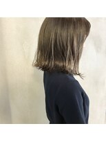 ミント(mint) 切りっぱなしボブの&グレージュ♪