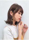 【GARDEN 田中麻由】耳掛けニュアンス外ハネ毛先パーマ