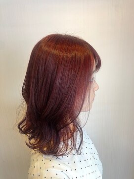 ヘアーアンドビュー ティーリタ 蕨(RITA) 秋カラーチェリーレッド