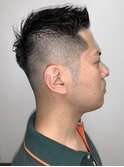 フェードカットサイドグラデーションスリークショート