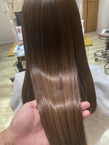 シェル 津山の手店(shel)&nbsp;美髪♪髪質改善20代30代40代髪質改善カラー艶感ストレート透明感