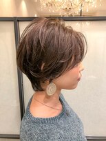 グラム 安城桜井店(gram)&nbsp;ハンサムショート_大人ショート_ブラウン_髪質改善_ツヤ髪_59