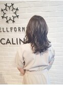 エドル透け感アッシュカラー