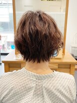エムプラス 二子玉川(Mplus)&nbsp;大人女性40代50代ふんわりショートカットパーマ　夏目サトル