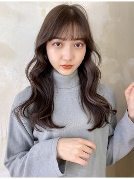 アリスバイアフロート 自由が丘(ALICe by AFLOAT) フェイスレイヤー￥シースルーバング／グレージュ