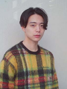 レジュアル(RESSUAL) ツーブロックマッシュ束感波巻きハイライト