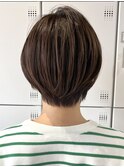 30代40代大人女性/前髪なしショートボブ/ショートヘア/髪質改善