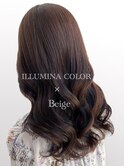 透明感カラー　イルミナカラー×透明感◎ベージュ