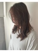 ロングレイヤーと毛先だけパーマ【藺草】