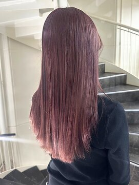 リア(riah) 透明感カラー/チェリーピンク/ケアブリーチ/艶髪