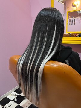 どぅ～す 梅田店 【スーパーレミー】シールエクステ編み込みエクステ 前髪カット
