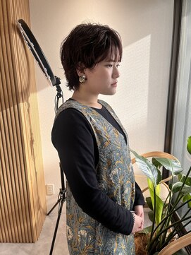 ロンドプロフィール 浦和(Lond profil) 中川　前髪カット顔まわり似合わせ外ハネくびれレイヤーミディ