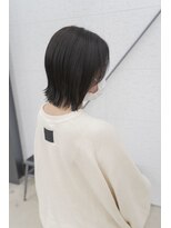 ビーヒアナウ N゜03 金沢駅西店(BE HERE NOW) くびレイヤーグレージュカラー似合わせカールセミディ