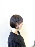 グレージュアッシュショートボブショートカットミニボブ