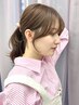 前髪カット＋顔周りカット￥2000(S.B別)