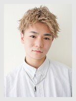 クリアオム 春日部(CLEAR homme)&nbsp;メンズ 爽やか無造作パーマヘア スパイキーショート