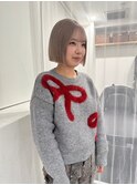 ハイライトバレイヤージュダブルカラーケアブリーチ20代30代