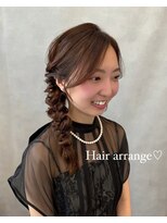 ウィル 梅田店(WiLL)&nbsp;サイド編み下ろしアレンジ