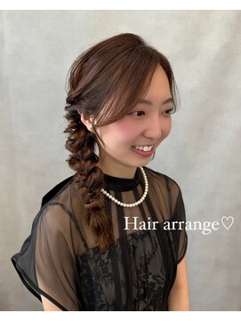 ウィル 梅田店(WiLL) サイド編み下ろしアレンジ