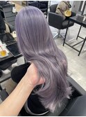 ブリーチカラー ラベンダーカラー 韓国カラー[#浜松駅#ブリーチ]