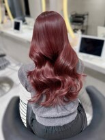 ロンドウル 熊本(Lond ulu) ウェーブミディアムメルティカラー×ブリーチなし韓国【熊本】