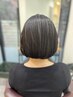 ★【根元矯正】カット＋アイロンストレートパーマ（リタッチ）20000円（込）