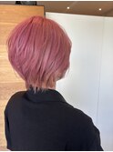 ショート/ショートボブ/ピンク/髪質改善