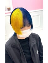 シャルティア 岩国(SHALLTIA)&nbsp;ハイトーン/ツートーンカラー/ビビッドカラー/個性的/ウルフ