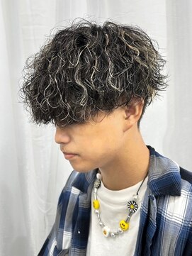 エース 名駅店(Ace) 波巻きスパイラルパーマメンズマッシュツイストスパイラルパーマ