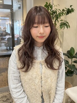 シロ 大名2号店(SiLO) モカブラウン×レイヤーカット