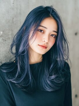 グラッジ 池袋(GLADGE) ブルーカラー/ネイビーブルー/ブリーチ