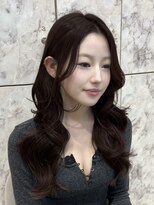 シーシンジュク 新宿南口(Sea shinjuku)&nbsp;オリーブグレー×小顔［ココアベージュ/黒髪/クラゲヘアー］